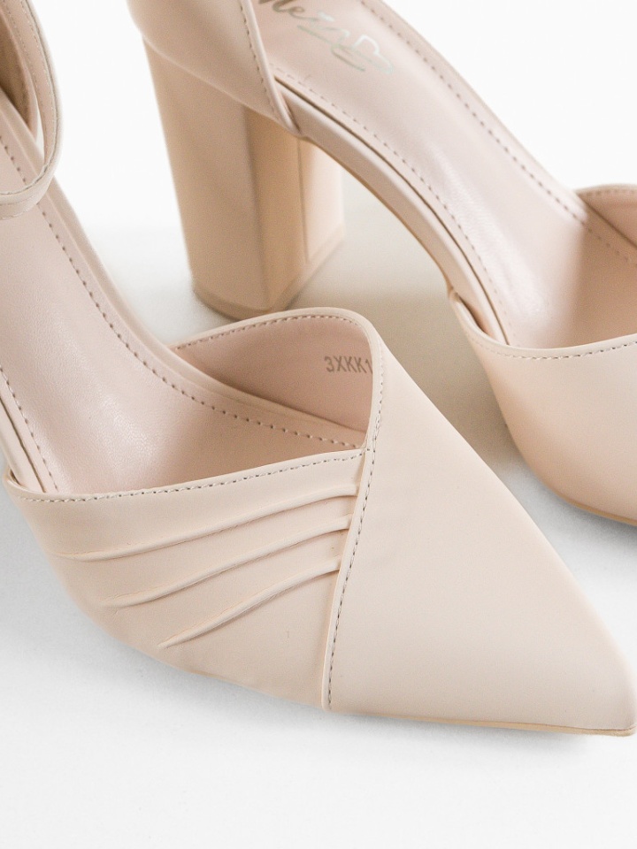 Scarpe da donna Beige Salme - Img 4