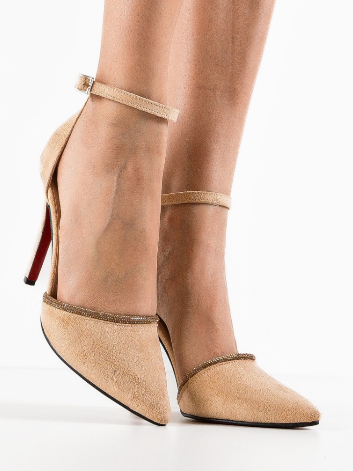 Scarpe da donna Beige Varay 2 - Img 3