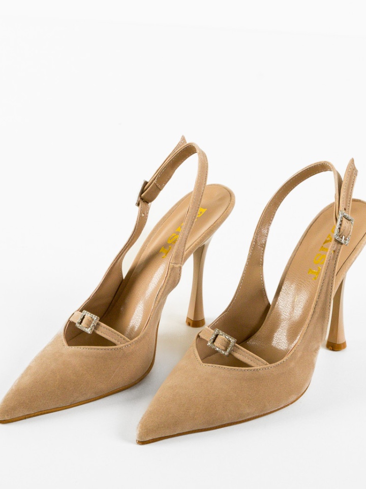Scarpe da donna Beige Zeroun - Img 5