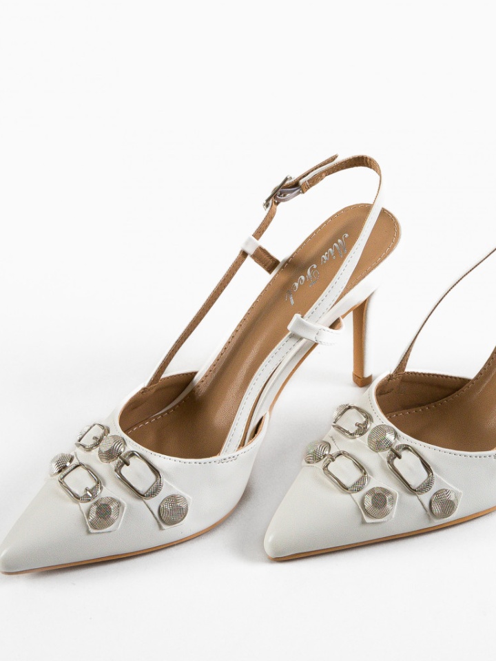 Scarpe da donna Bianche Angu - Img 6