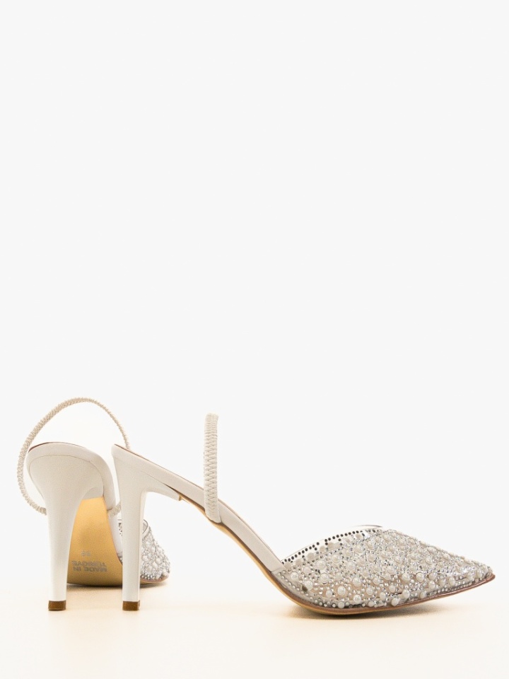 Scarpe da donna Bianche Beto - Img 3