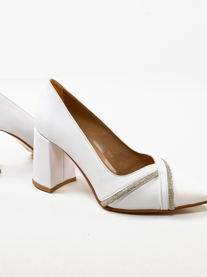 Scarpe da donna Bianche Crysta - Img 2