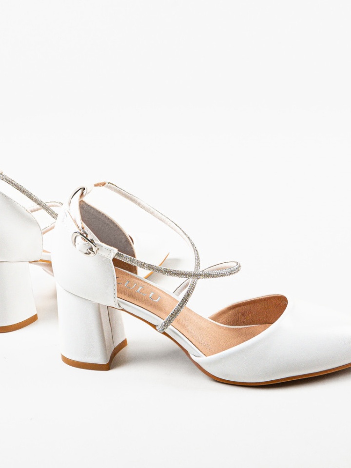 Scarpe da donna Bianche Dorol - Img 7