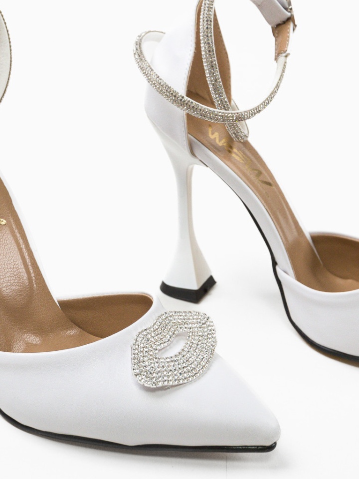 Scarpe da donna Bianche Kiss - Img 5