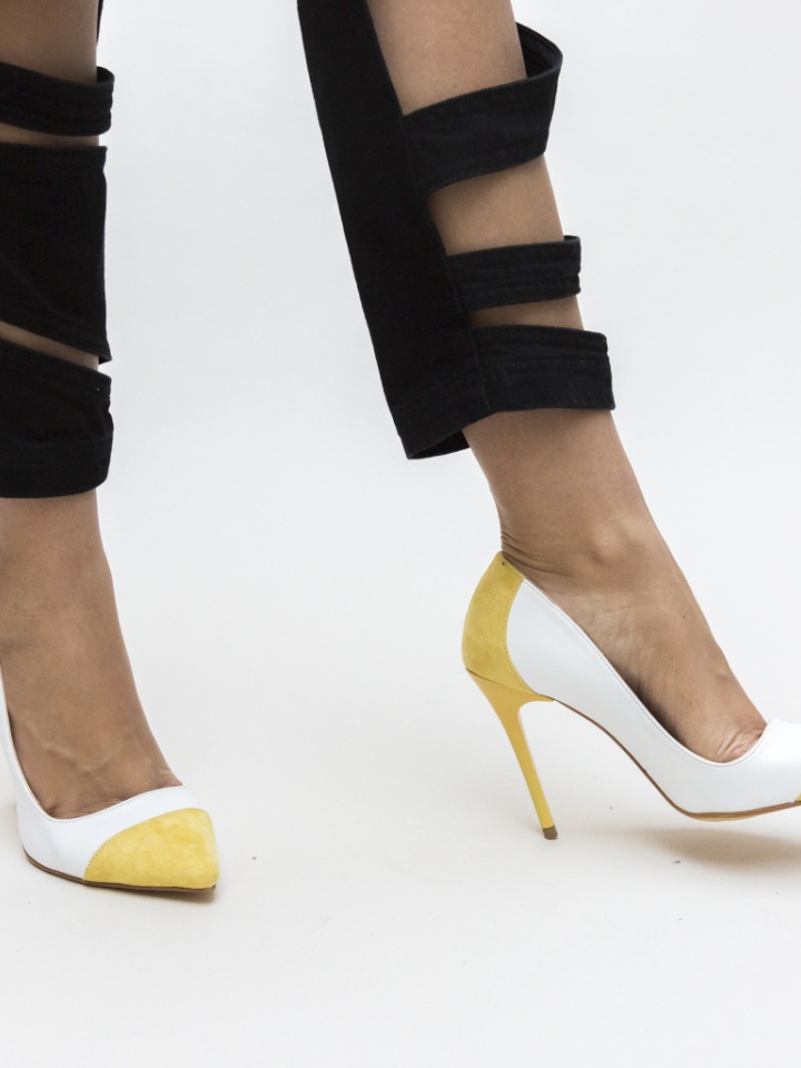 Scarpe da donna Bianche Masume - Img 2
