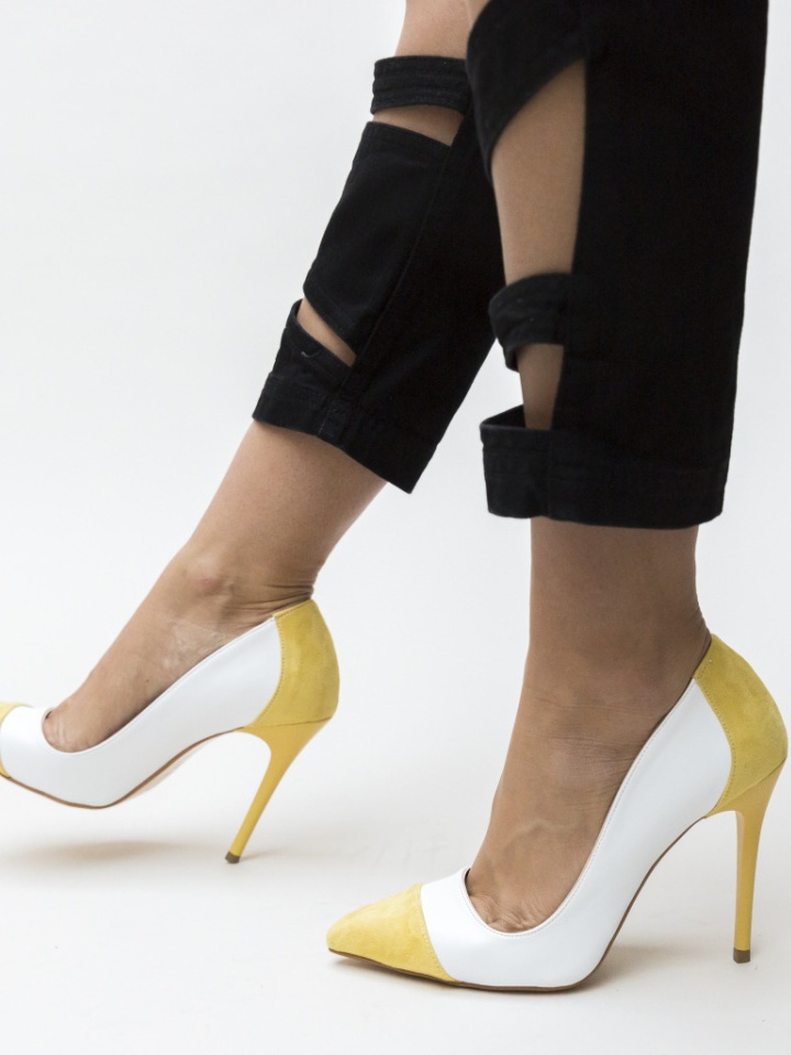 Scarpe da donna Bianche Masume - Img 10