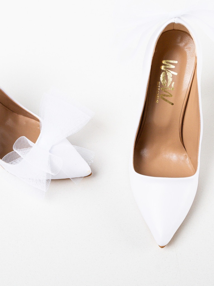 Scarpe da donna Bianche Merlyn - Img 7