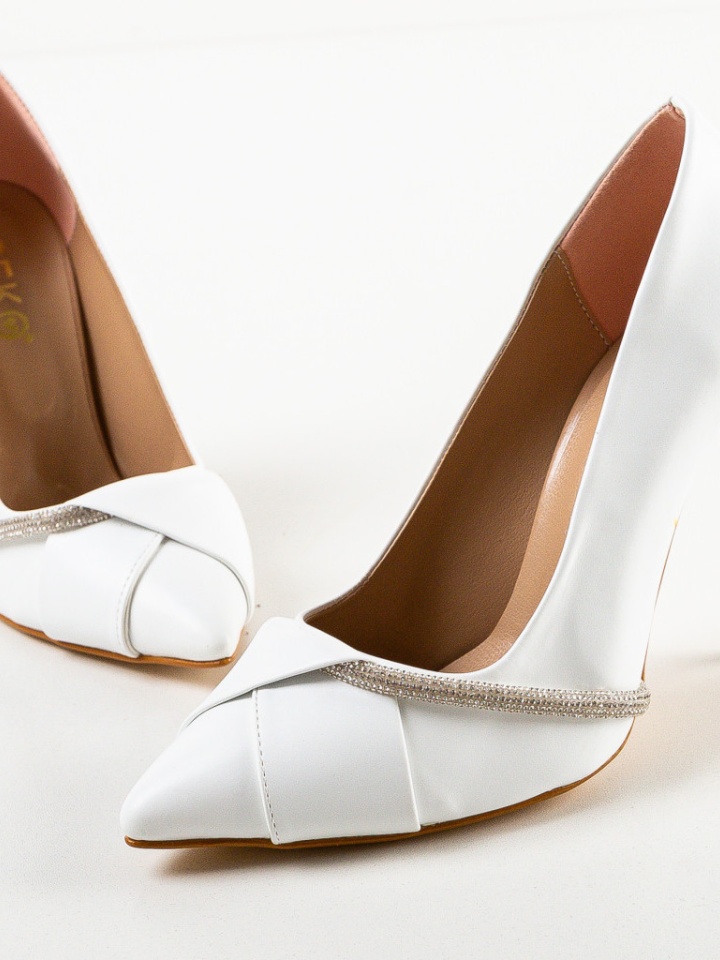 Scarpe da donna Bianche Opect - Img 6