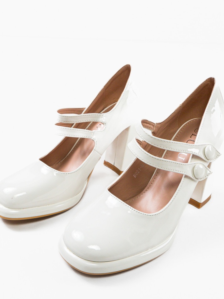 Scarpe da donna Bianche Vintage - Img 2