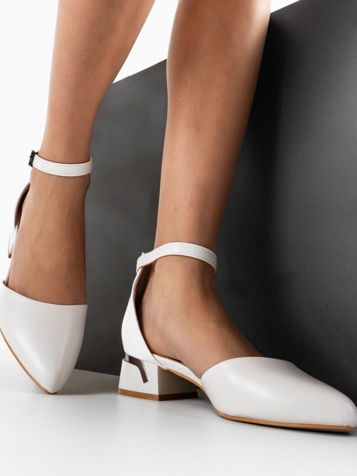 Scarpe da donna Bianche Zahra - Img 1