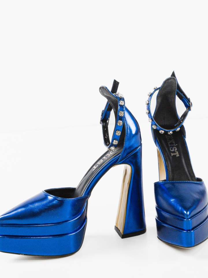 Scarpe da donna Blu Sivri - Img 5