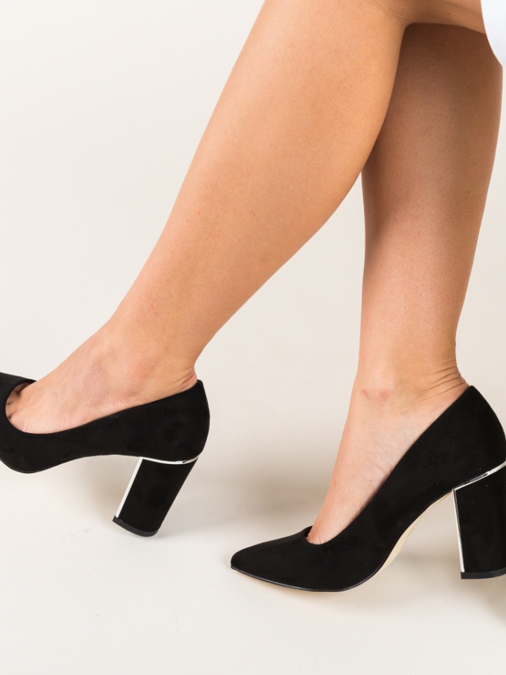 Scarpe da donna Nere Mikono - Img 3