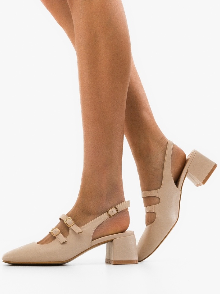 Scarpe da donna Nude Wiktor - Img 3