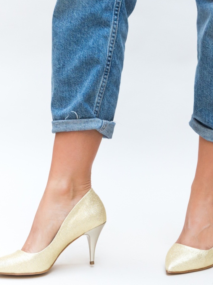 Scarpe da donna Oro Buhas - Img 1