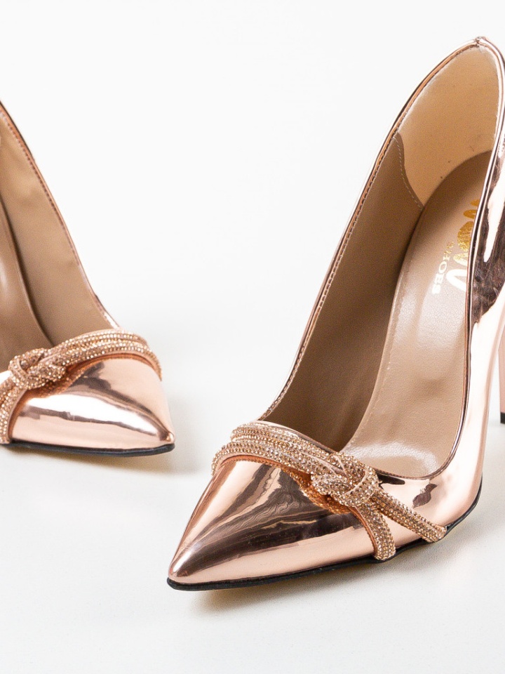 Scarpe da donna Oro Casette - Img 12