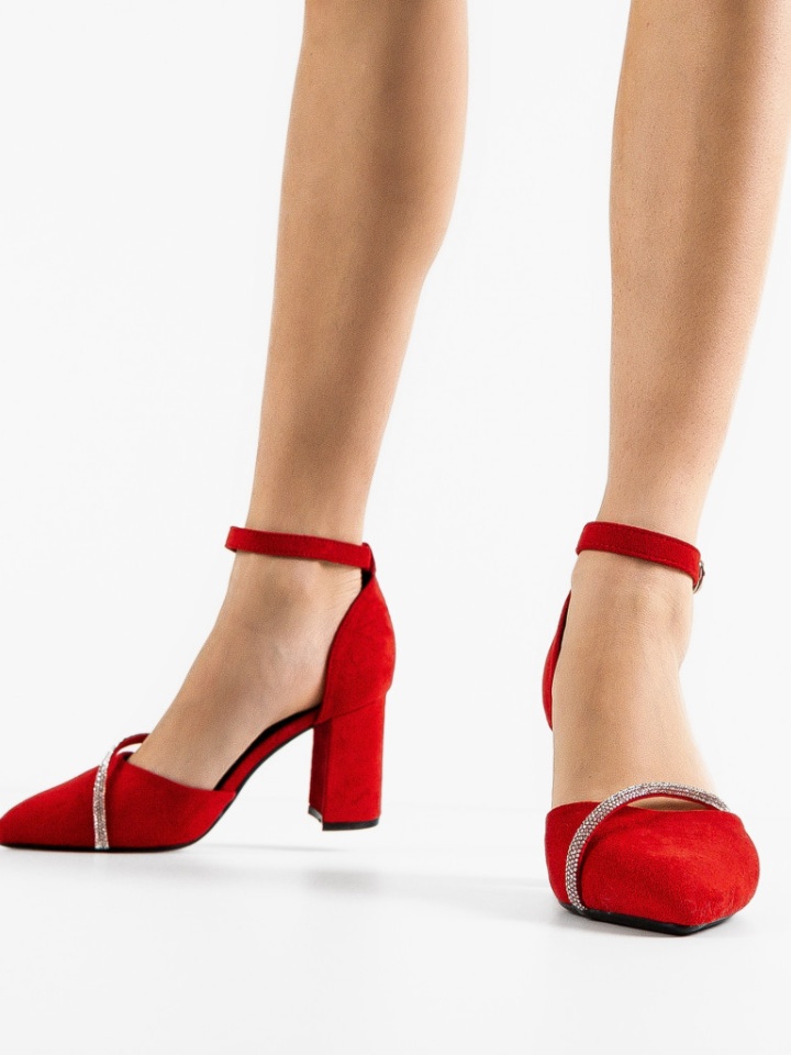 Scarpe da donna Rosse Dem - Img 2