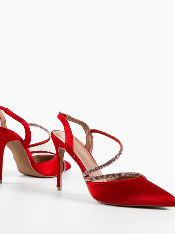 Scarpe da donna Rosse Khan - Img 6