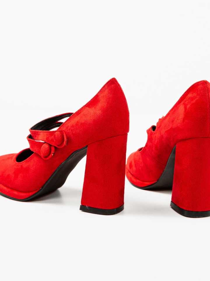 Scarpe da donna Rosse Vintage - Img 3