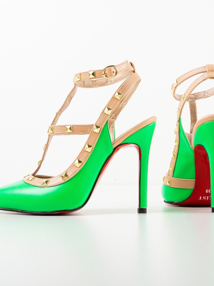 Scarpe da donna Verde Habile - Img 7