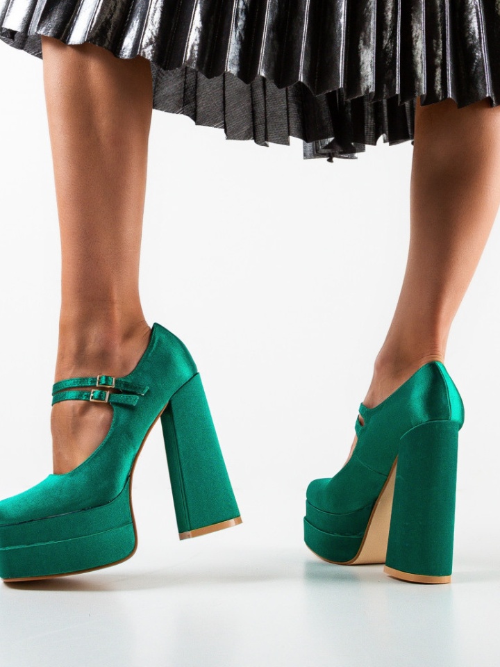 Scarpe da donna Verde Rivera - Img 11