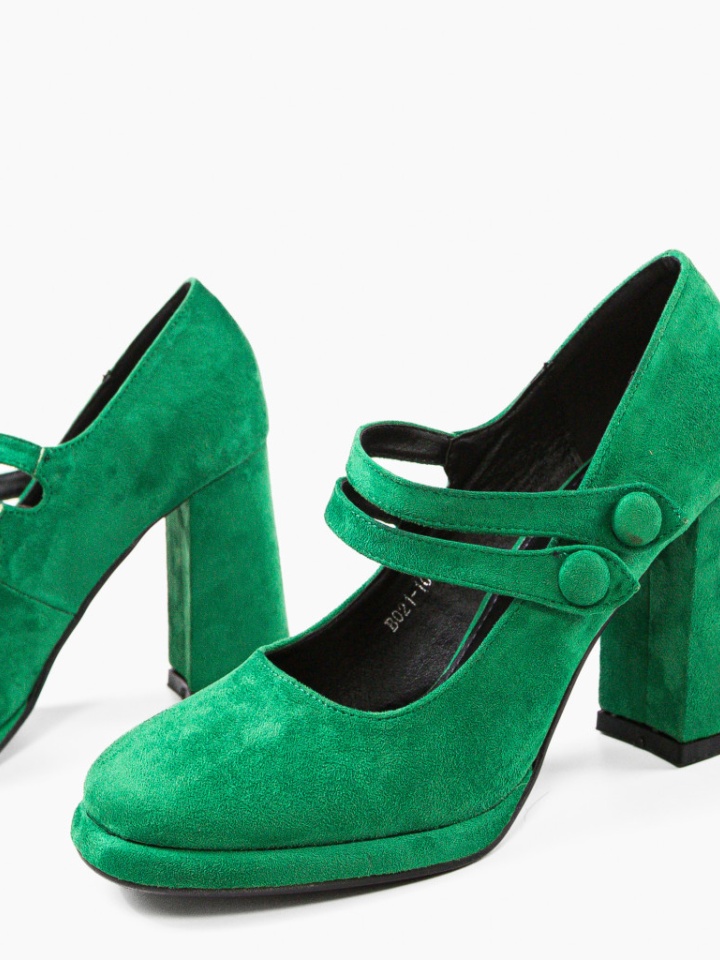 Scarpe da donna Verde Vintage - Img 5