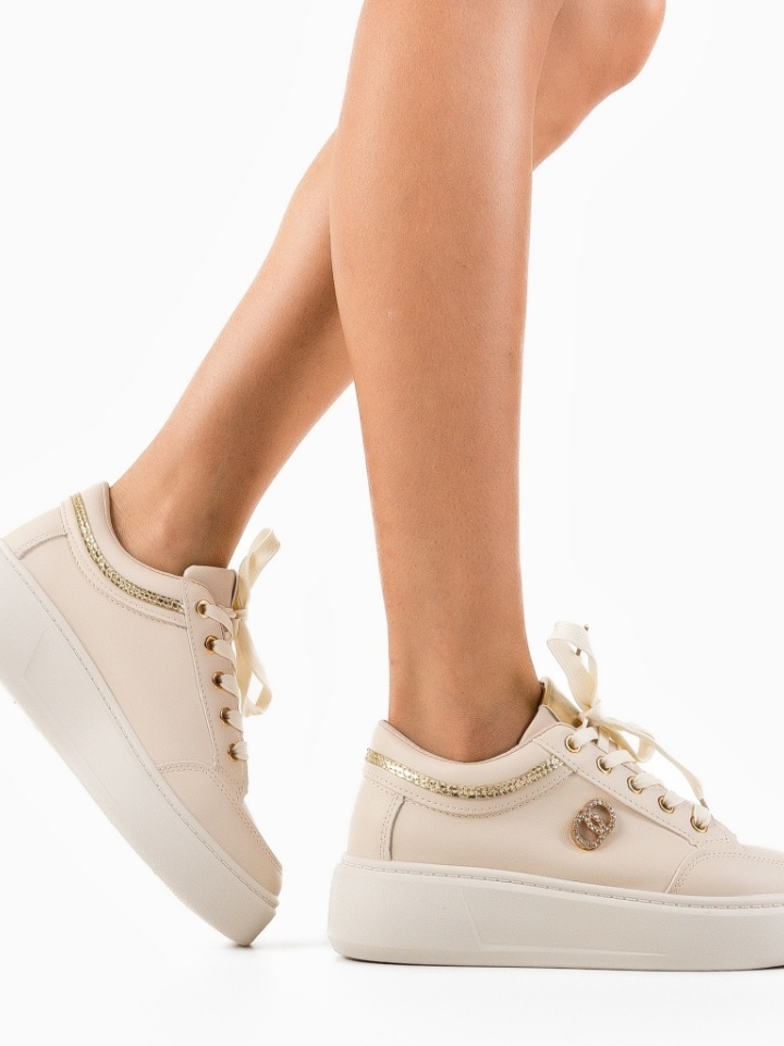 Scarpe sportive Beige Donato - Img 1