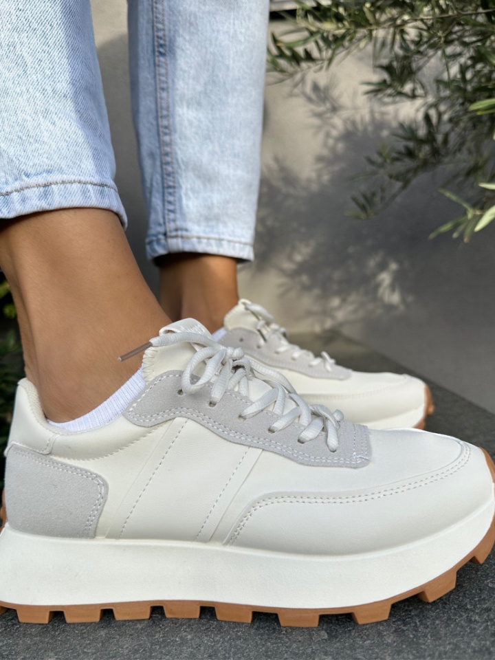 Scarpe sportive Beige Feytong - Img 1
