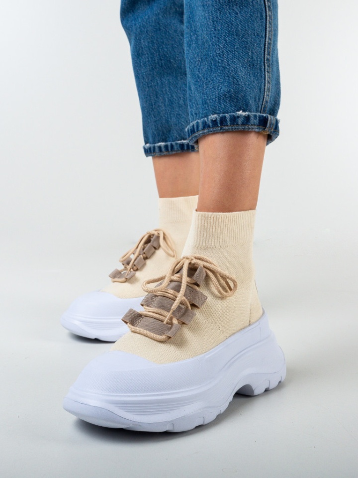 Scarpe sportive Beige Solare - Img 2