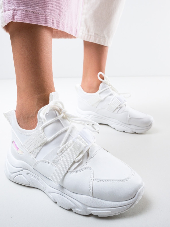 Scarpe sportive Bianche Habiro - Img 5