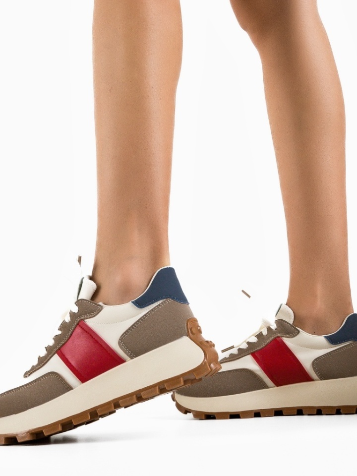 Scarpe sportive Khaki Feytong - Img 1