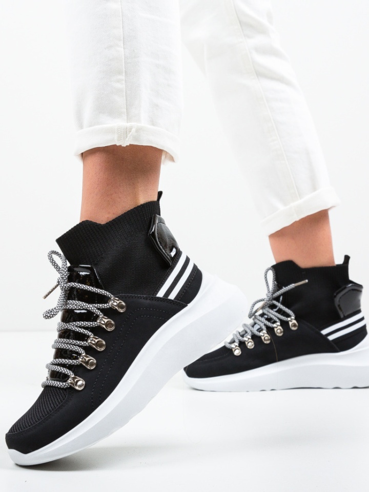 Scarpe sportive Nere Lamber - Img 2