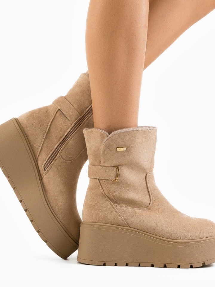 Tronchetti da donna Beige Adelyny - Img 2