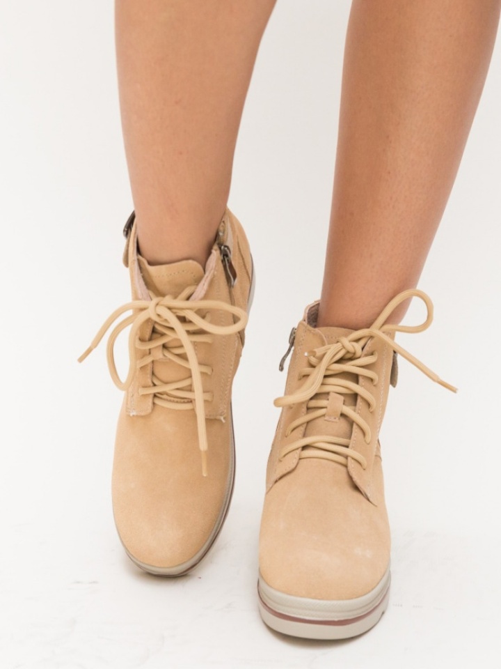 Tronchetti da donna Beige Aloga - Img 2