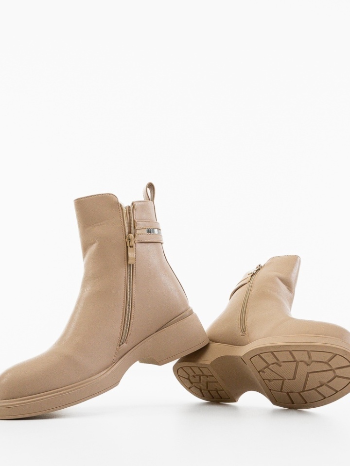 Tronchetti da donna Beige Faea - Img 5