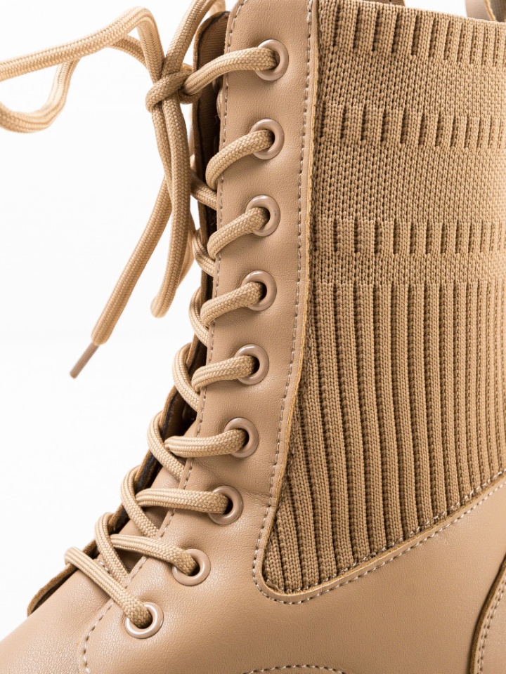 Tronchetti da donna Beige Haroh - Img 16