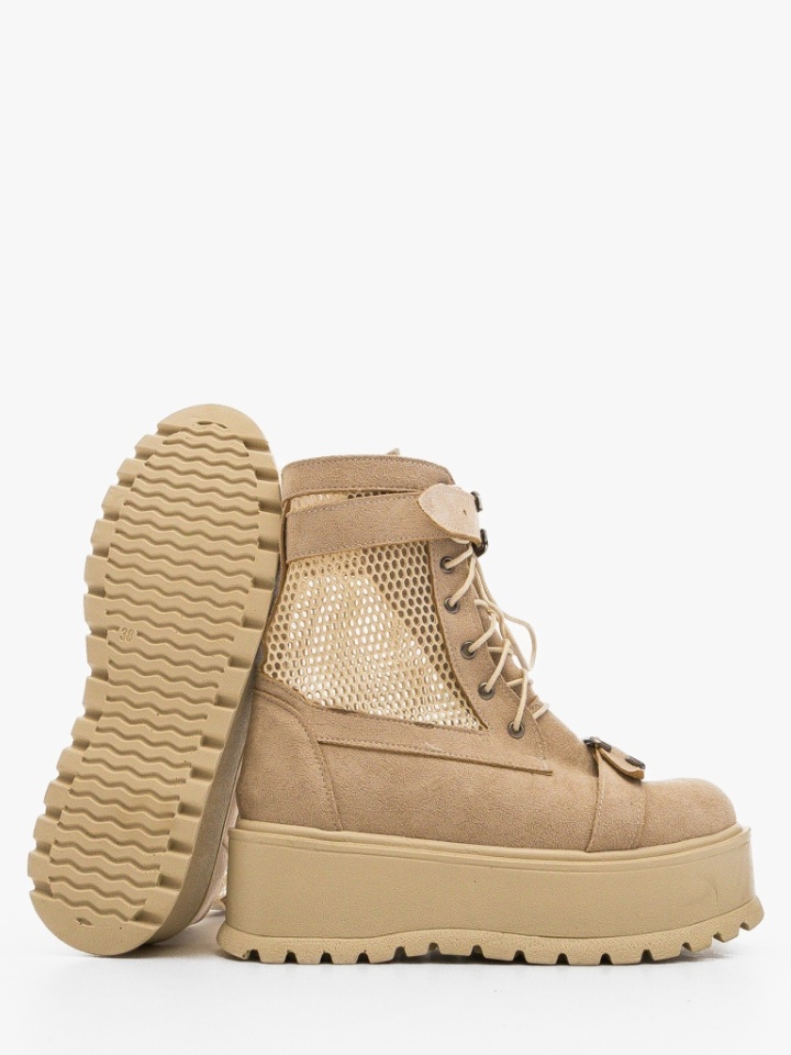 Tronchetti da donna Beige Kenera - Img 5