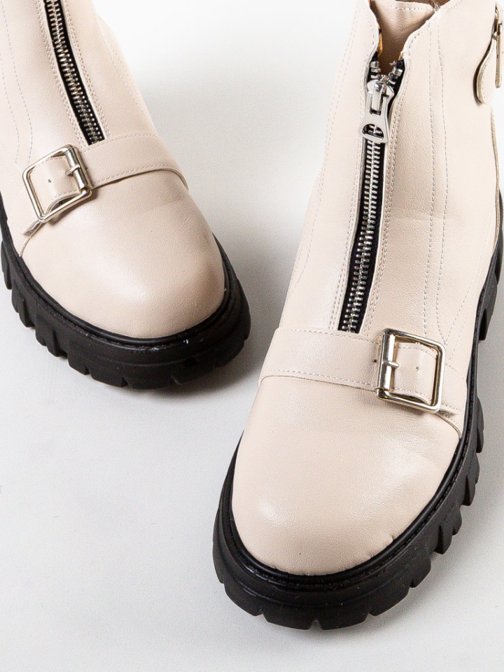 Tronchetti da donna Beige Santos - Img 7