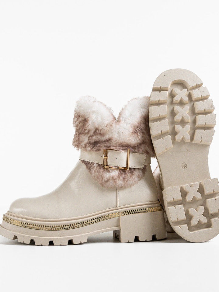 Tronchetti da donna Beige Shelton - Img 5