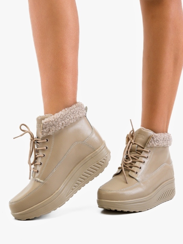Tronchetti da donna Beige Ware - Img 3