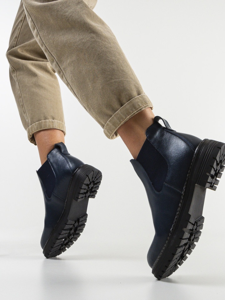 Tronchetti da donna Blu navy Cizi - Img 4