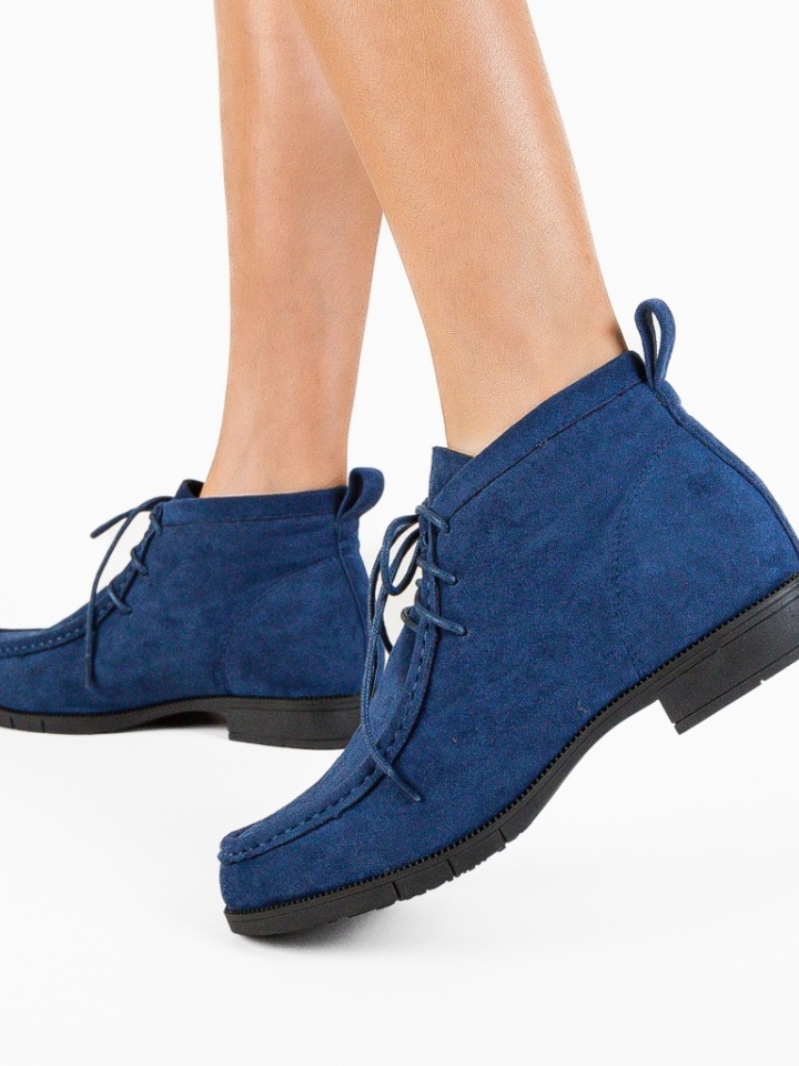 Tronchetti da donna Blu navy Dinton - Img 3