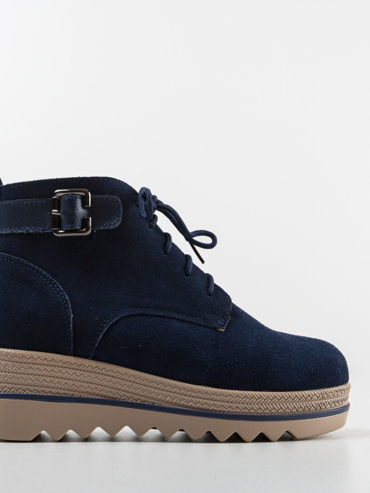 Tronchetti da donna Blu navy Kniz - Img 5