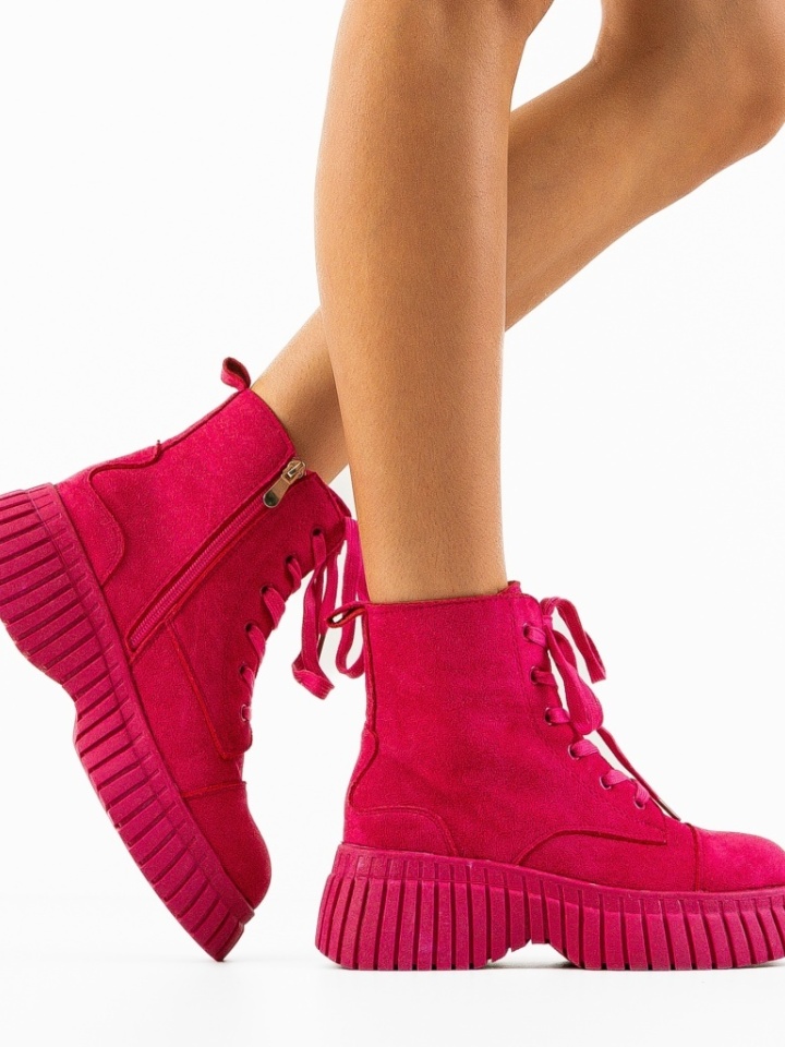 Tronchetti da donna Fuchsia Frocher - Img 3