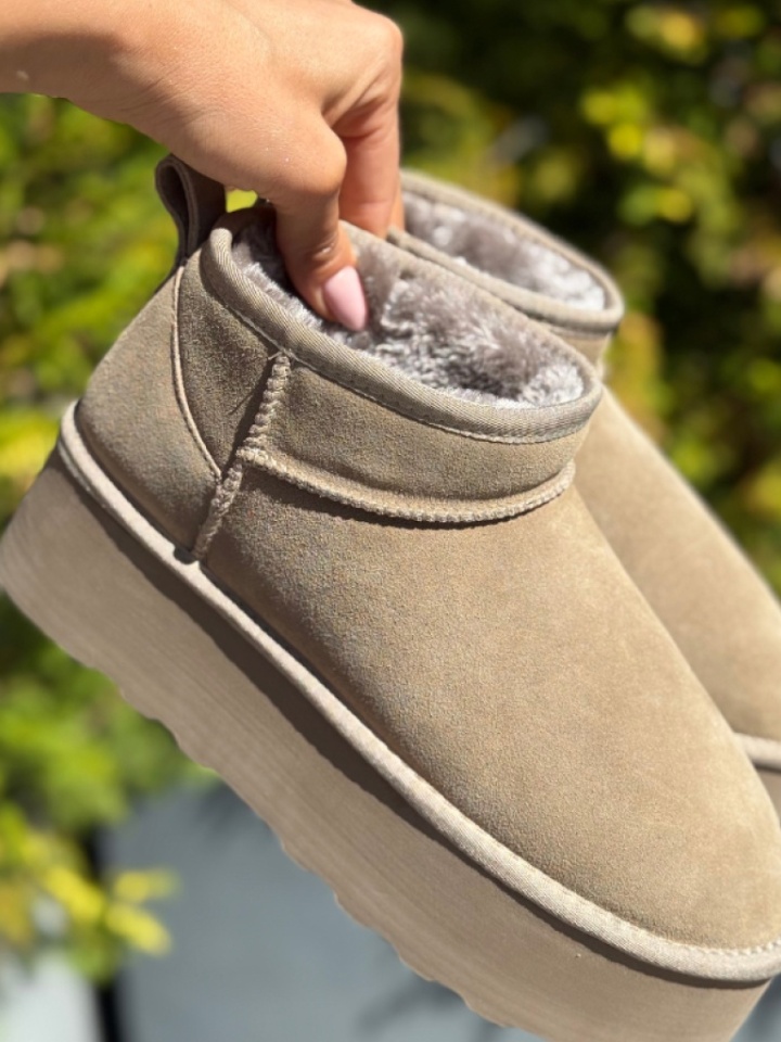 Tronchetti da donna Khaki Zayne - Img 1
