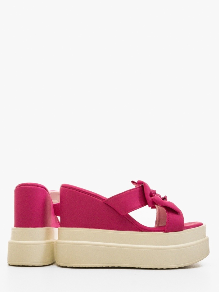 Sandali con plateau Fuchsia Reteon - Img 3
