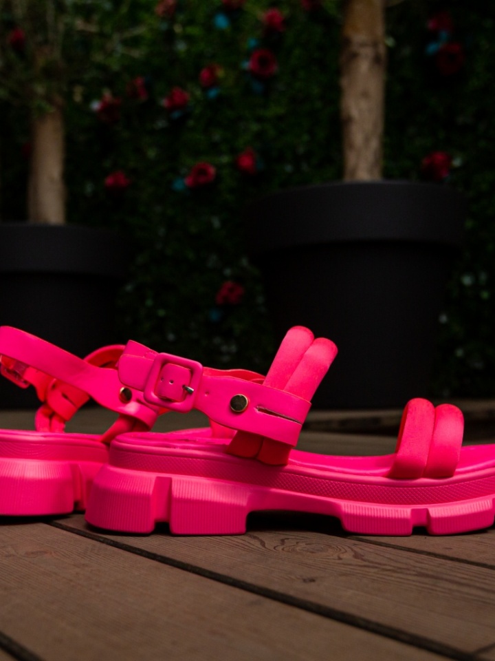 Sandali Fuchsia Wicker - Img 4