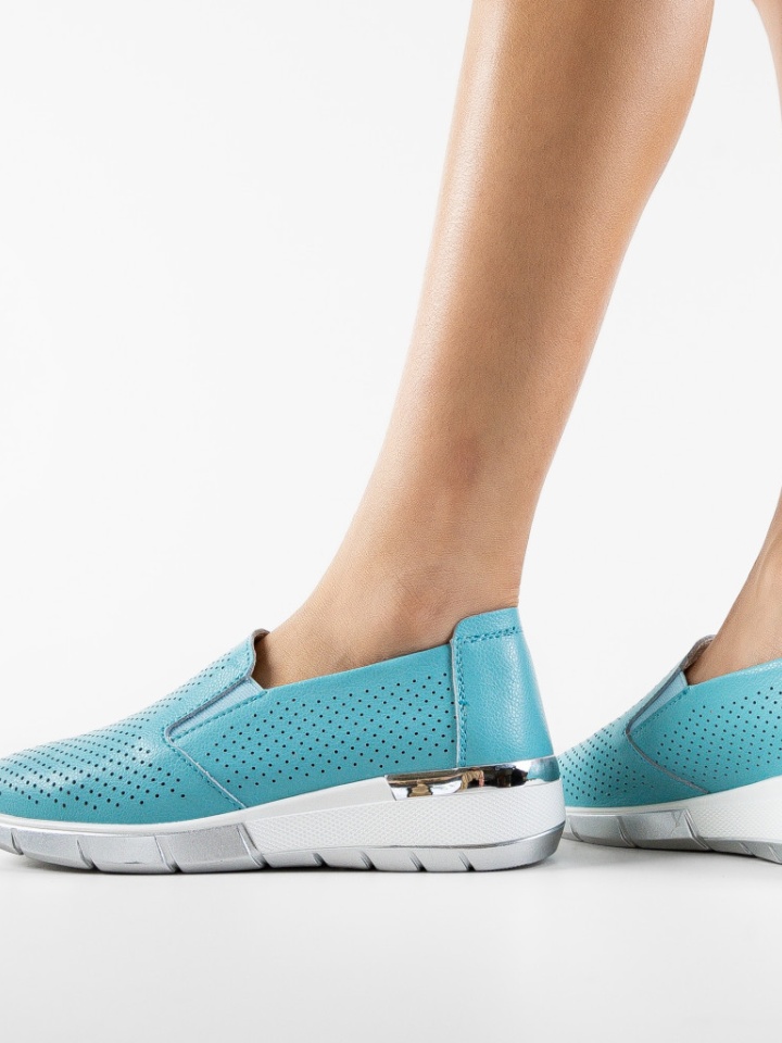 Scarpe casual Azzurre Pufine - Img 2
