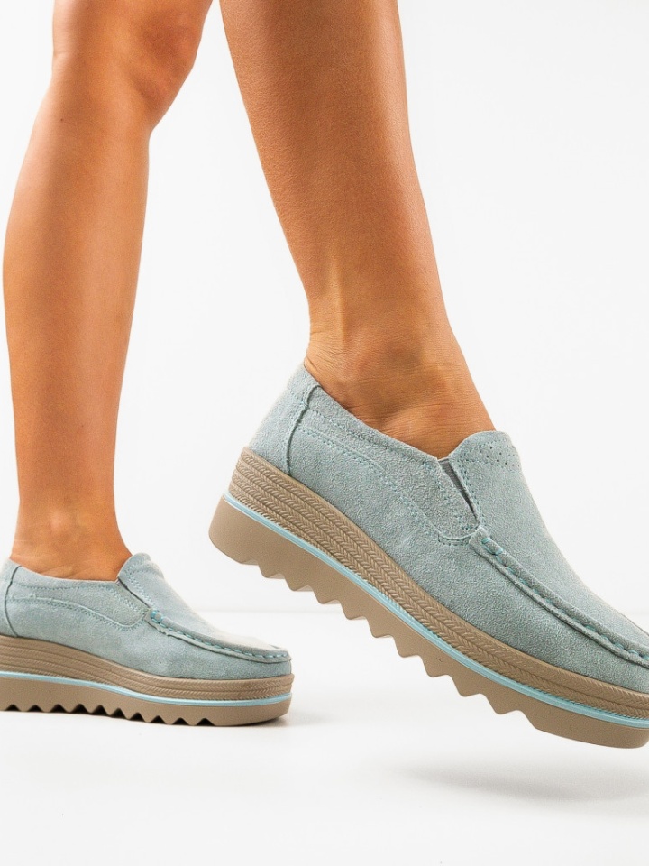 Scarpe casual Azzurre Smirno - Img 2