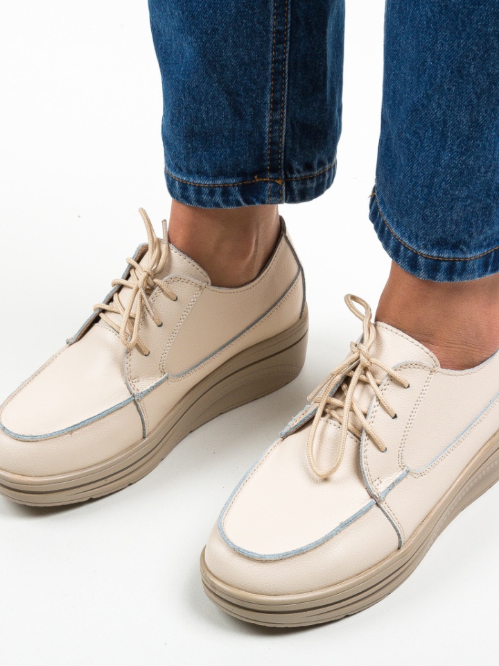 Scarpe casual Beige Atanom - Img 3