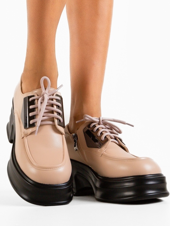 Scarpe casual Beige Barteon - Img 3